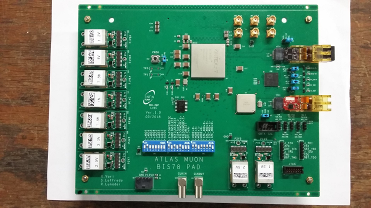 Prototype of the DCT board